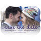 Purple Marker Photo Save the Date Cards Image 3 of 6
